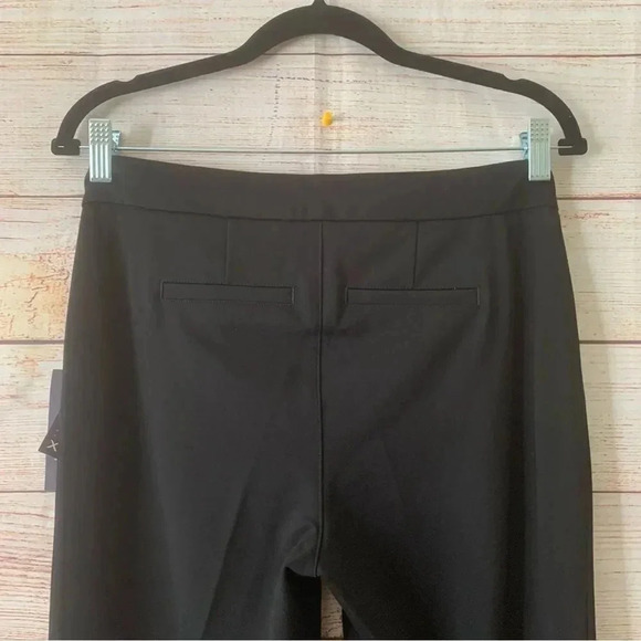 Not Your Daughter Jeans Ponte Knit Slim Trouser Pants Size 4 Black Straight Leg - Picture 9 of 14